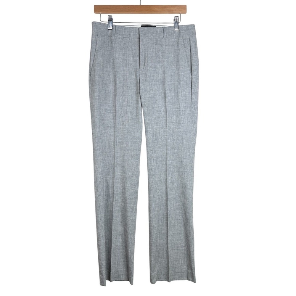 Banana Republic Womens Gray Logan Dress Pants Size 4 Straight Leg